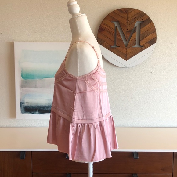 Silky Button Up Front Cami - Picture 2 of 5